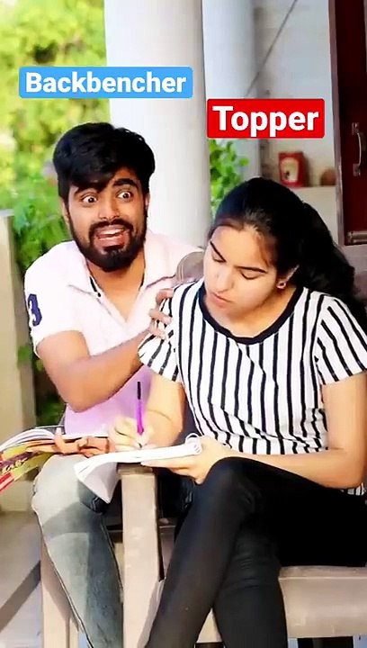 Topper_‍_vs_Backbencher_Exam_Hall_Scene_#shorts