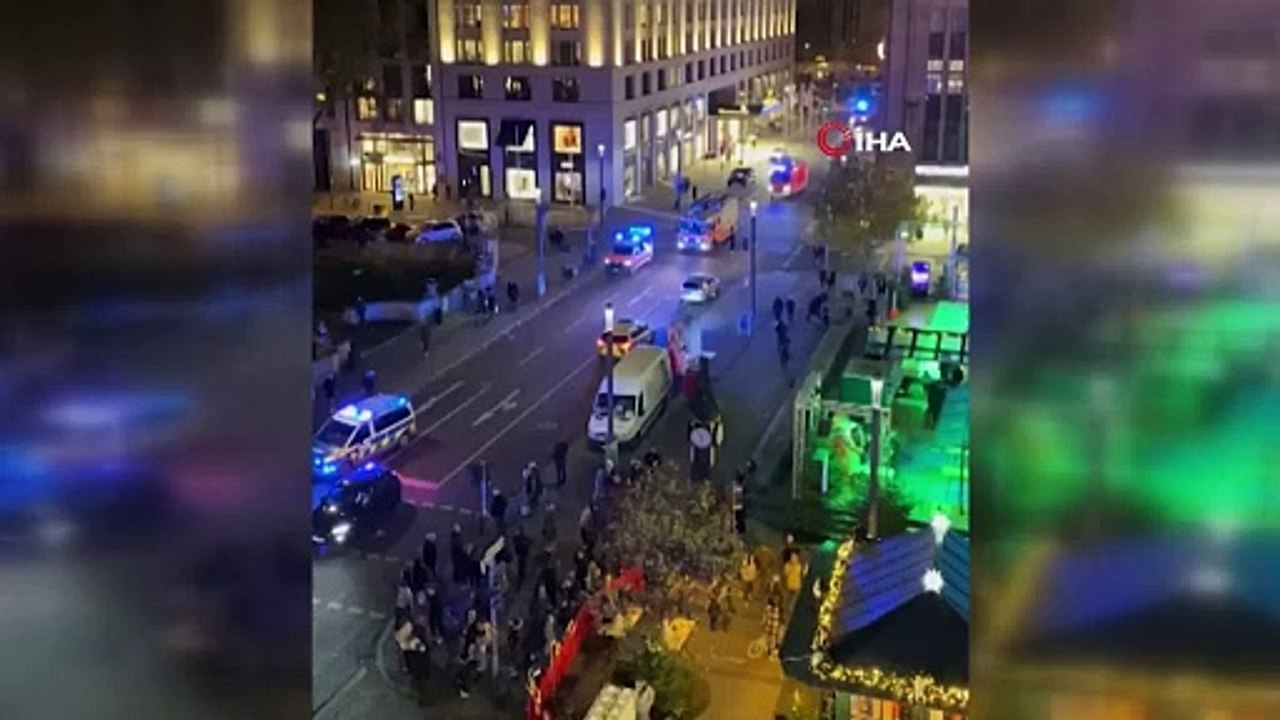 Almanya'da Noel pazarına araç daldı 2’si ağır 6 yaralı