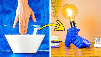 Arts and Crafts: DIY Cement And Gypsum Home Decor 