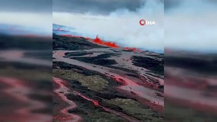 Dünyanın en büyük aktif yanardağı Mauna Loa 38 yıl sonra harekete geçti