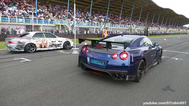 Modified Japanese Cars Drag Racing - 1000HP Civic, Toyota MR2, GTR, Chaser, ...