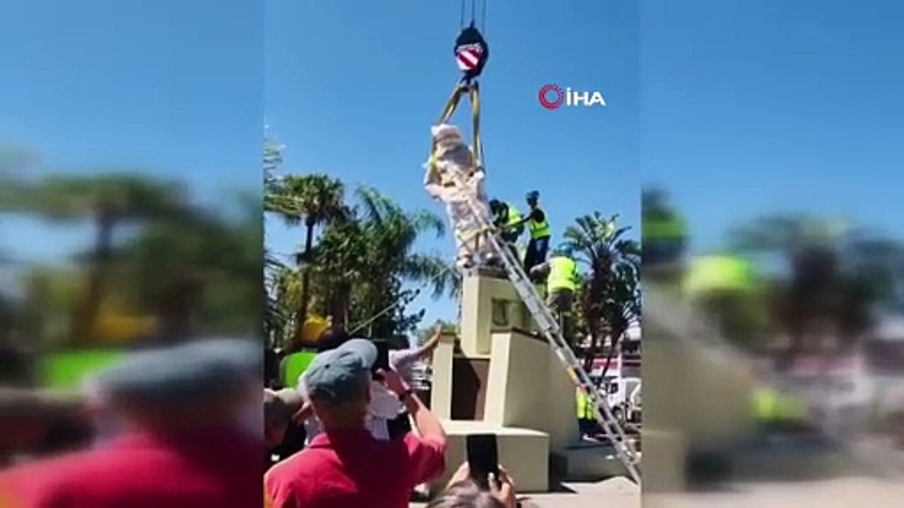 Namibya’da Alman sömürge subayının heykeli kaldırıldı