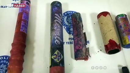 İzmir derbisinde stada bu yanıcı ve patlayıcılar sokuldu
