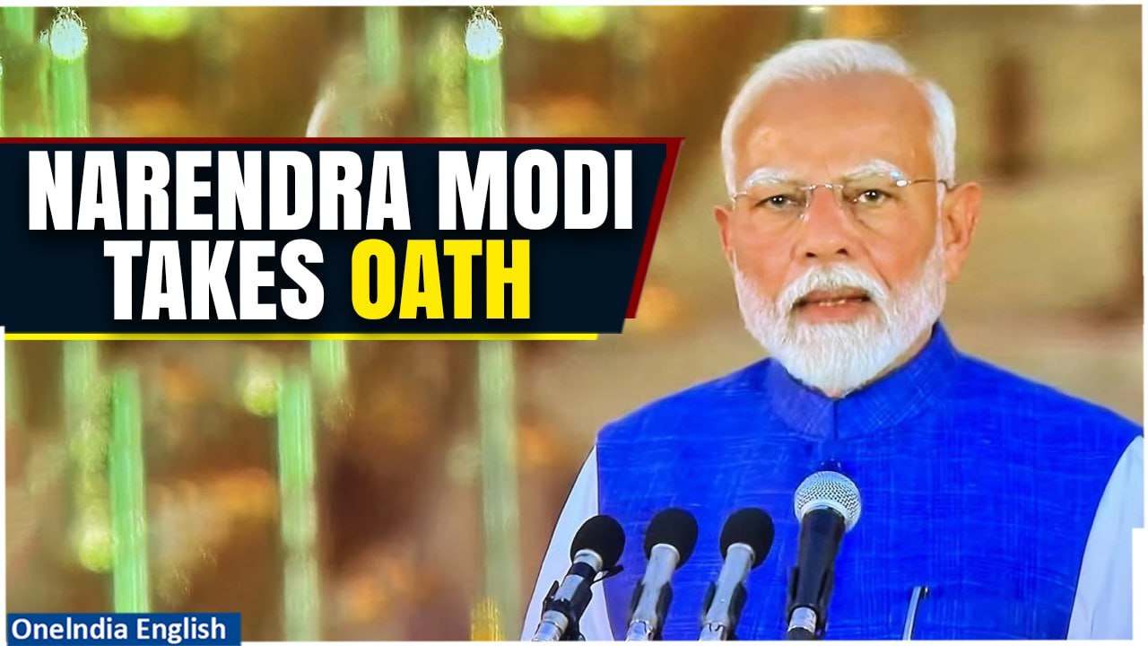 NDA Leader Narendra Modi Takes Oath For Third C...
