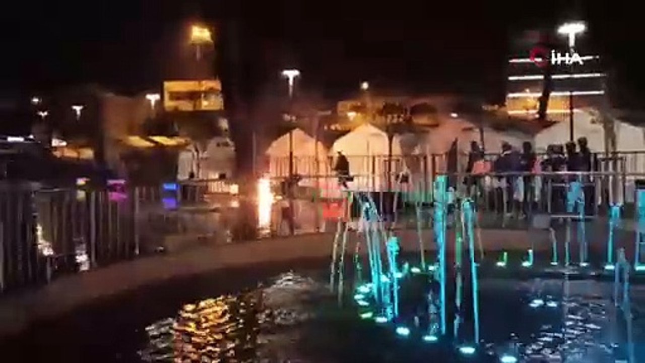 Depremzedeler için kurulan çadırkentte korkutan yangın
