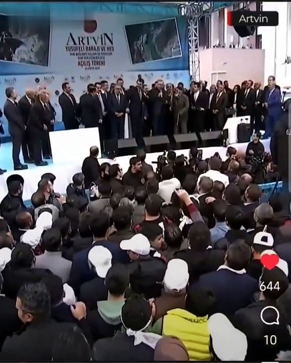 Erdoğan açılış töreni sırasında Bakan Dönmez'i böyle fırçaladı. Öyle mıy mıy yok!