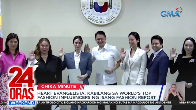 Heart Evangelista na kabilang sa world's top fashion influencers, binabalanse raw ang fashion at trabaho bilang Senate spouses head | 24 Oras Weekend