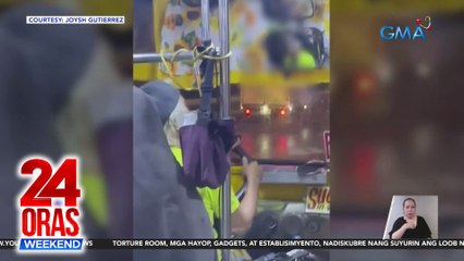 Pasahero, pinababa umano ng jeepney driver dahil sa kanyang pangangatawan | 24 Oras Weekend
