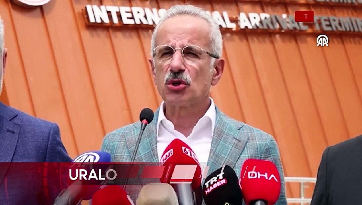 Ulaştırma ve Altyapı Bakanı Abdulkadir Uraloğlu, Trabzon'da