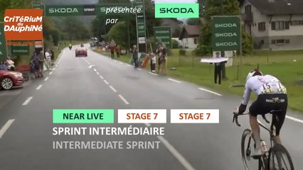 Intermediate Sprint - Stage 7 - Critérium du Dauphiné 2024
