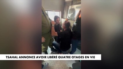 Tsahal annonce avoir libéré quatre otages en vie, parmi eux Noa Argamani