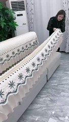 Most beautiful most gorgeous sofa cover designing detail