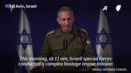 Israel army says rescued four Israeli hostages alive in Gaza