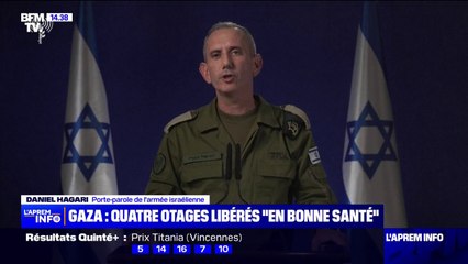 Libération de quatre otages du Hamas: "Les forces israéliennes se sont préparées pour cette mission de sauvetage pendant plusieurs semaines", indique le porte-parole de Tsahal