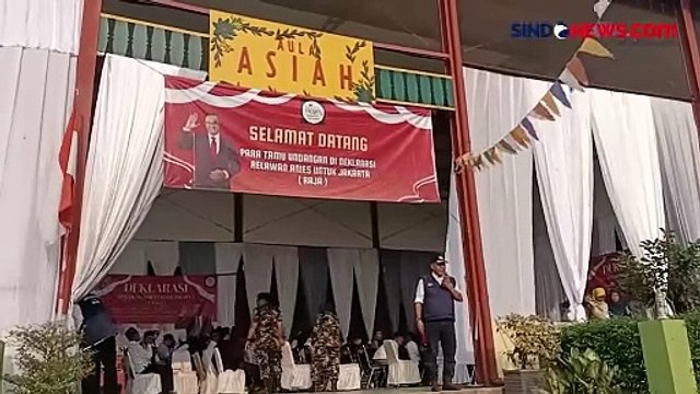 Deklarasi Relawan RAJA Dukung Anies Baswedan Maju di Pilgub Jakarta 2024