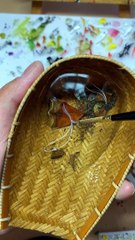 epoxy resin 3d art koi fish baseket