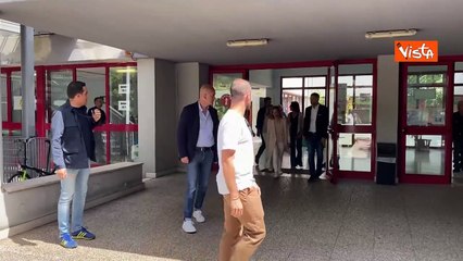 Europee, Meloni uscendo dal seggio: "E' molto importante andare a votare"