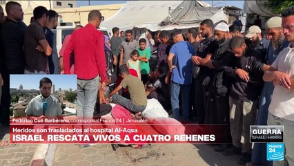 Informe desde Jerusalén: Israel rescata a cuatro rehenes en Gaza; la misión causa múltiples muertos
