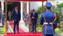 الرئيس عبد الفتاح السيسي يستقبل رئيس أذربيجان بقصر الاتحادية