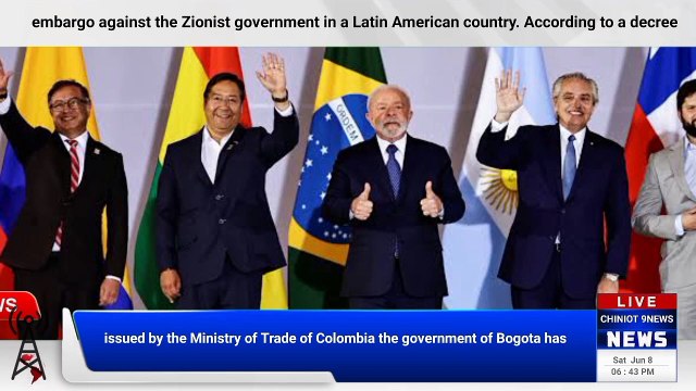 Colombian President big decision help to Gaza people coal exports to Israel stop
