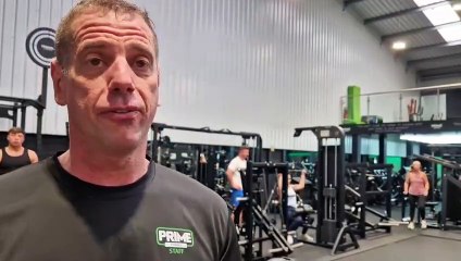 Galdiators' Jamie the Giant opens gym in Skegness