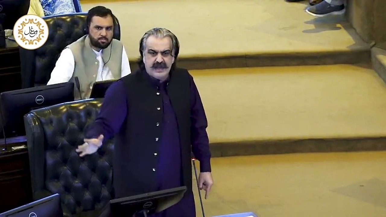 Ali Amin gave a wonderful speech in the Gandapur assembly