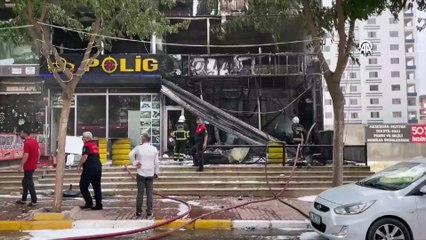Poligonda yangın! Mermiler peş peşe patladı!