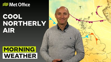 Met Office Morning Weather Forecast 09/06/24 - Cloudy for most with rain on the wa