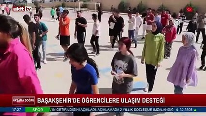 Başakşehir'de öğrencilere ulaşım desteği