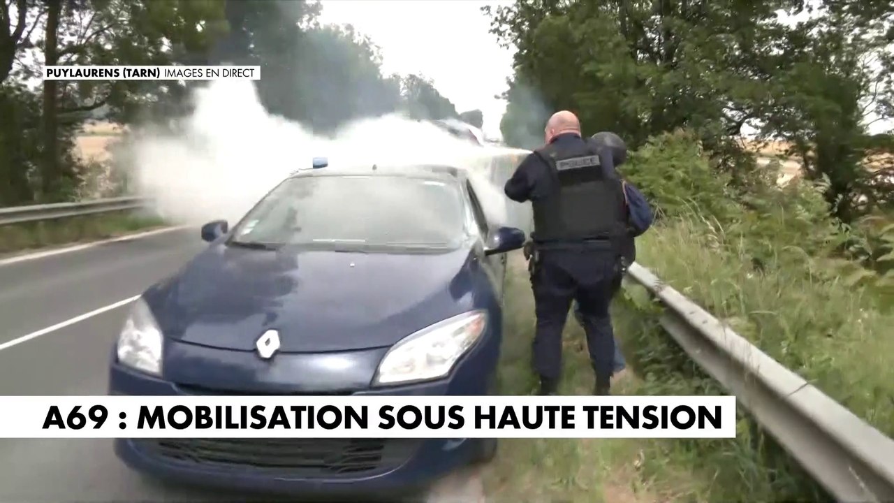 A69 : une situation extrêmement tendue entre manifestants et forces de l'ordre