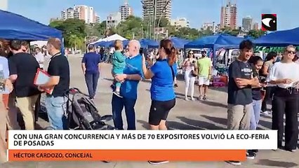 Con una gran concurrencia y más de 70 expositores volvió la Eco-Feria de Posadas