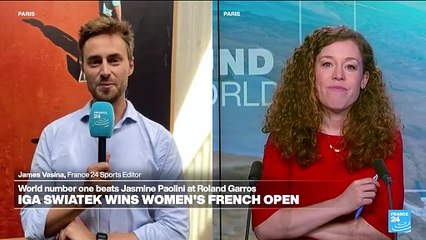 Swiatek wins third consecutive French Open women's title after beating Paolini