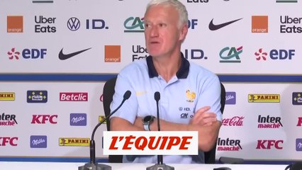 « Avec Kylian, on n'a pas forcément besoin de travailler » - Foot - Bleus - Deschamps