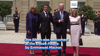 Ukraine dominates President Biden's state visit to France