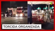 Ônibus com elenco do Santos é atacado por torcedores em rodovia