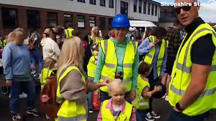 People gather for Newport Carnival.