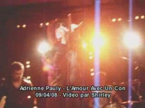 Adrienne pauly l amour avec un con live fleche dor