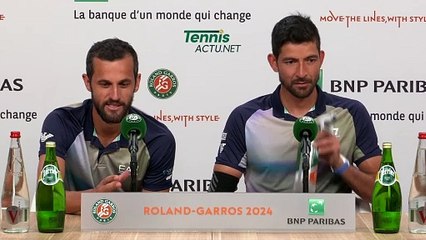 Tennis - Roland-Garros 2024 - Marcelo Arevalo and Mate Pavic : "Super happy to have that achievement now in my career"