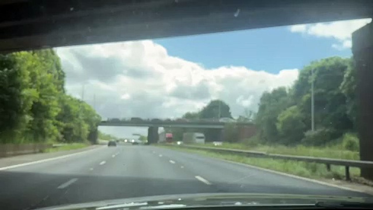 People gather on motorways in anticipation of Hairy Biker 'Dave Day'