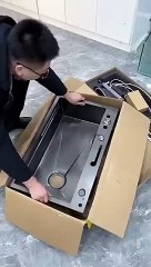 ⭐ the Steel Waterfall Kitchen Sink l