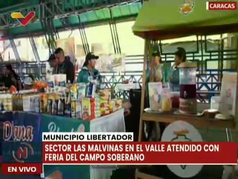 Caracas | Vicepdta. Ejecutiva Delcy Rodríguez supervisa Feria del Campo Soberano en la pqa. El Valle