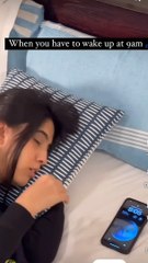 When you want to sleep but you cant