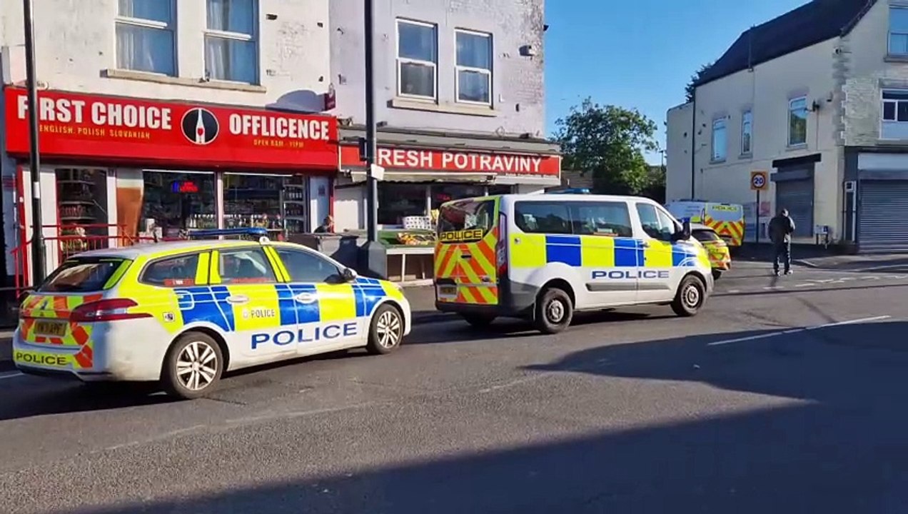 A major police presence on Staniforth Road, Darnall after an 'assault'