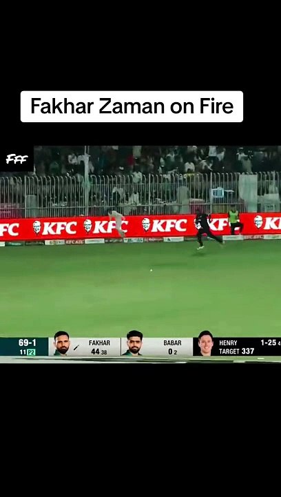 Fakhar Zaman batting Against New Zealand| NZvsPak Match