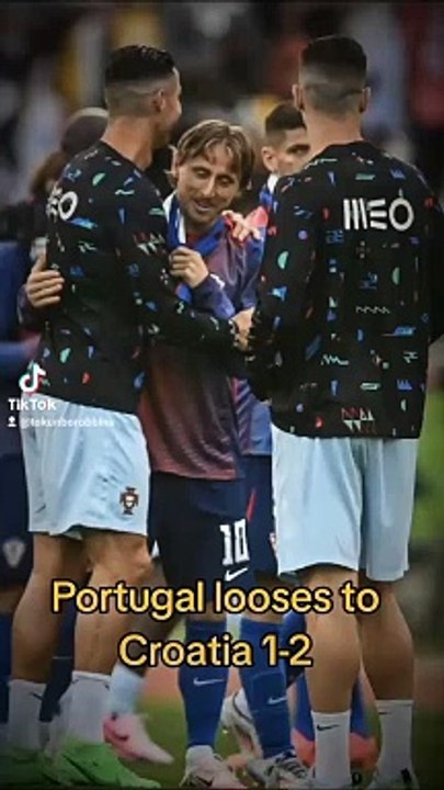 Portugal looses to Croatia 1-2