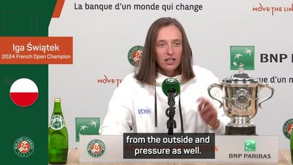 Swiatek 'proud' after claiming fourth French Open title