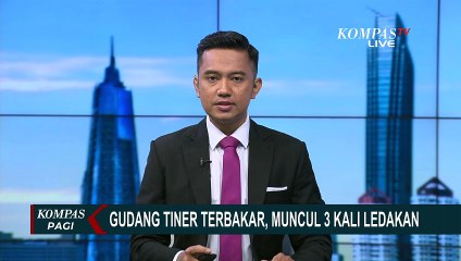 Gudang Tiner di Tangerang Terbakar, Muncul 3 Kali Ledakan