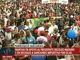 Pueblo de la parroquia Macarao se moviliza en apoyo a las políticas del Presidente Nicolás Maduro