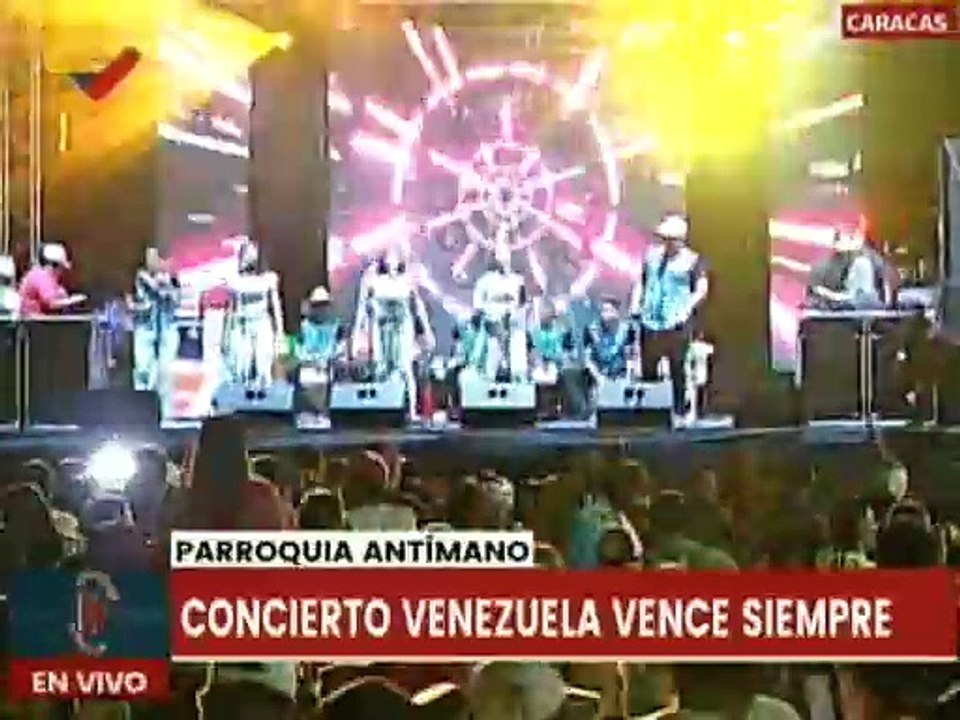 Concierto "Venezuela Vence Siempre" se desarrolla con diversas actividades recreativas en Antímano