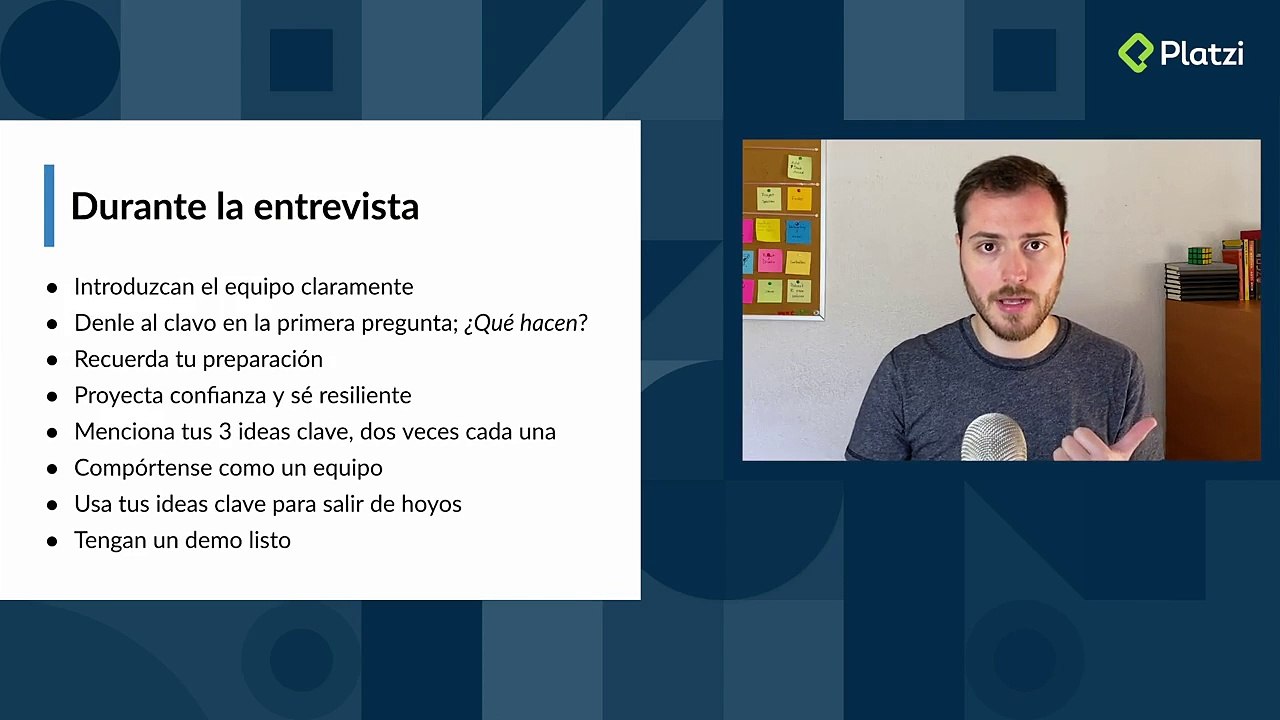 El día de la entrevista